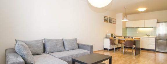 PRIPRAVUJEME, zariadený 2-izbový byt s garážovým státím, Okružná ul. Stupava