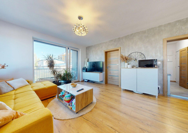 PRENÁJOM, NOVOSTAVBA, 2 izbový byt s balkónom a garážovým státím, ul. Dlhá, Stupava