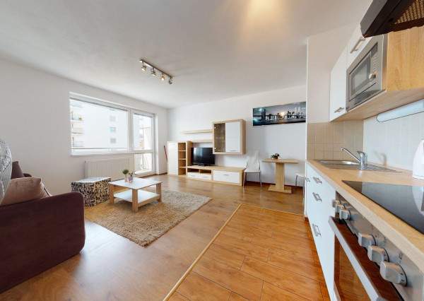 PRENÁJOM, 1 izbový zariadený byt s balkónom a parkovaním, Stupava Agátky