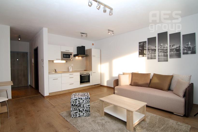 PRENÁJOM, 1 izbový zariadený byt s balkónom a parkovaním, Stupava Agátky