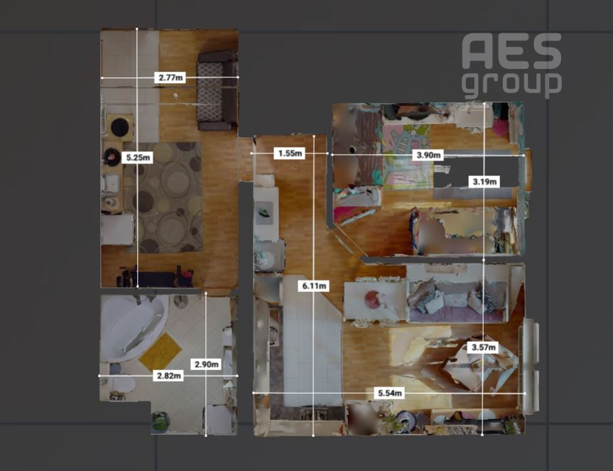 PREDAJ, 2 izbový byt s balkónom a dvomi parkovacími státiami, ul. Dlhá, Stupava