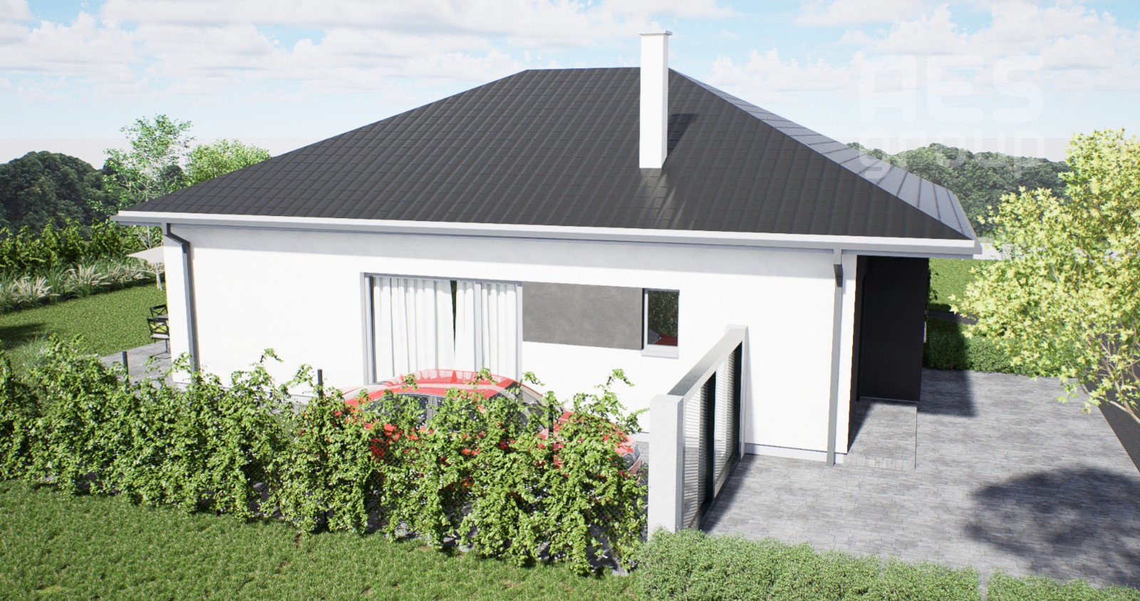 PREDAJ, novostavba 4 izbového bungalovu, Veľké Leváre