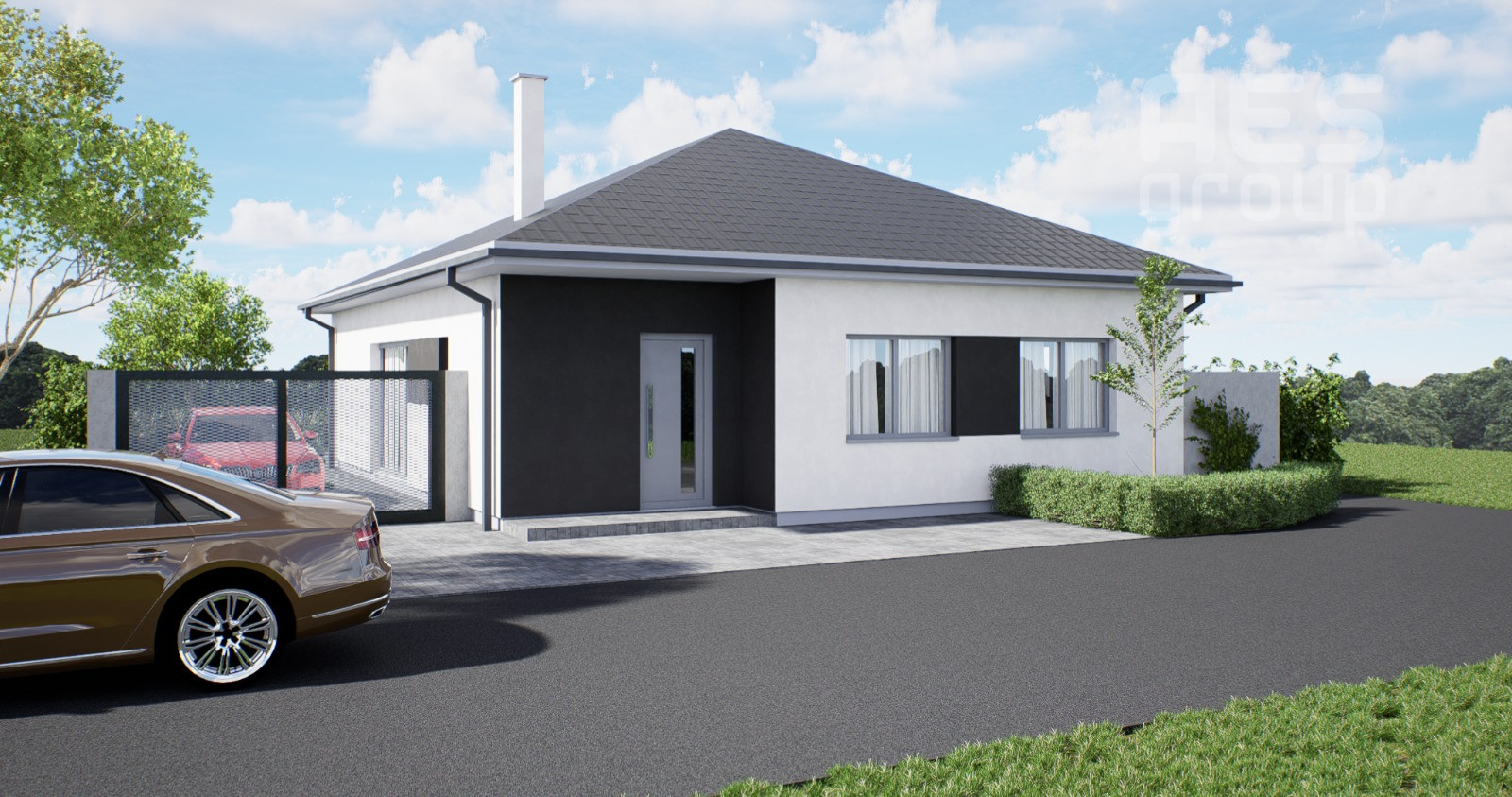 PREDAJ, novostavba 4 izbového bungalovu, Veľké Leváre