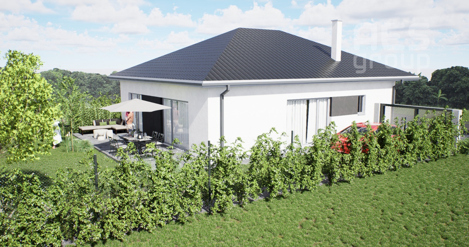 PREDAJ, novostavba 4 izbového bungalovu, Veľké Leváre