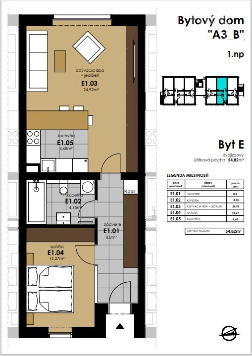 REZERVOVANÝ, PREDAJ, novostavba, zariadený 2 izbový byt so záhradkou a parkovacím státím, ul. Pastierska , Stupava