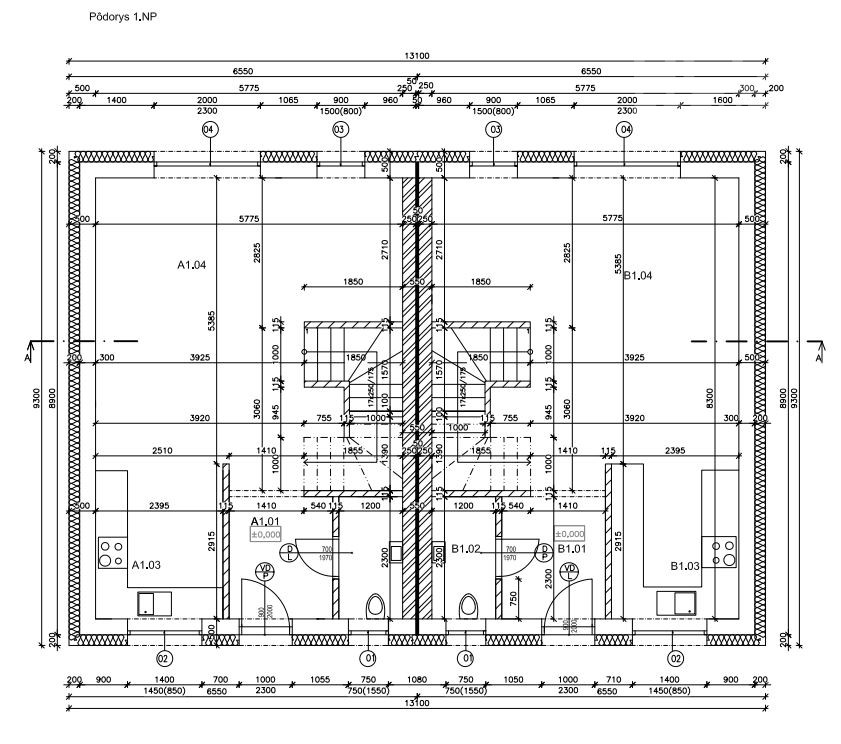 PREDAJ, 4 izbový mezonetový dom v dvojdome v top štandarde, lokalita Nová Alej Martina Benku, Kostolište.