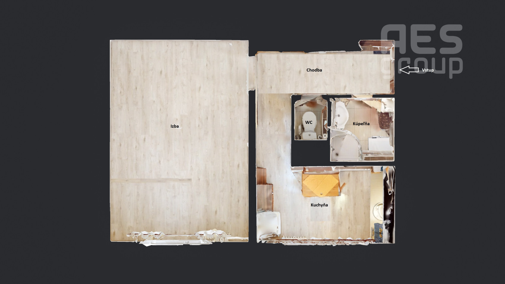 PREDAJ: 1 izbový byt, ul. Hlavná, Stupava