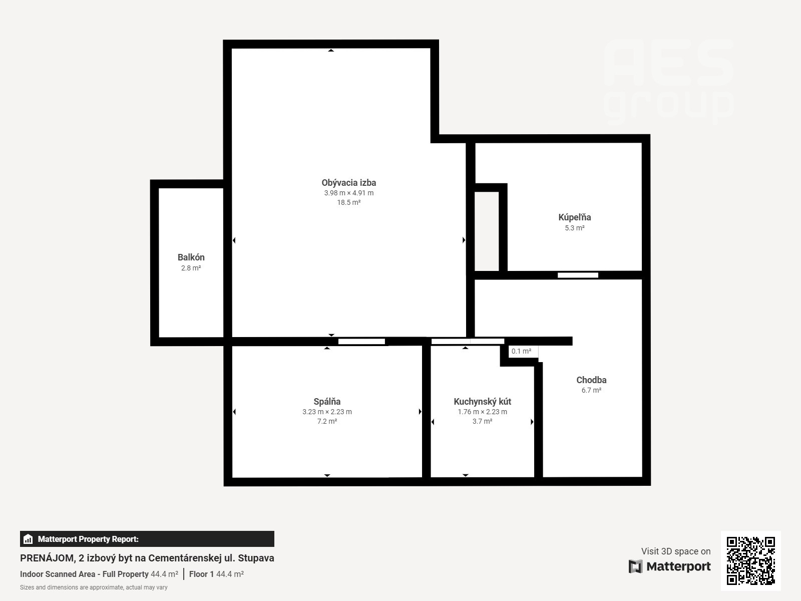 REZERVOVANÉ: PRENÁJOM, 2 izbový byt na Cementárenskej ul, Stupava