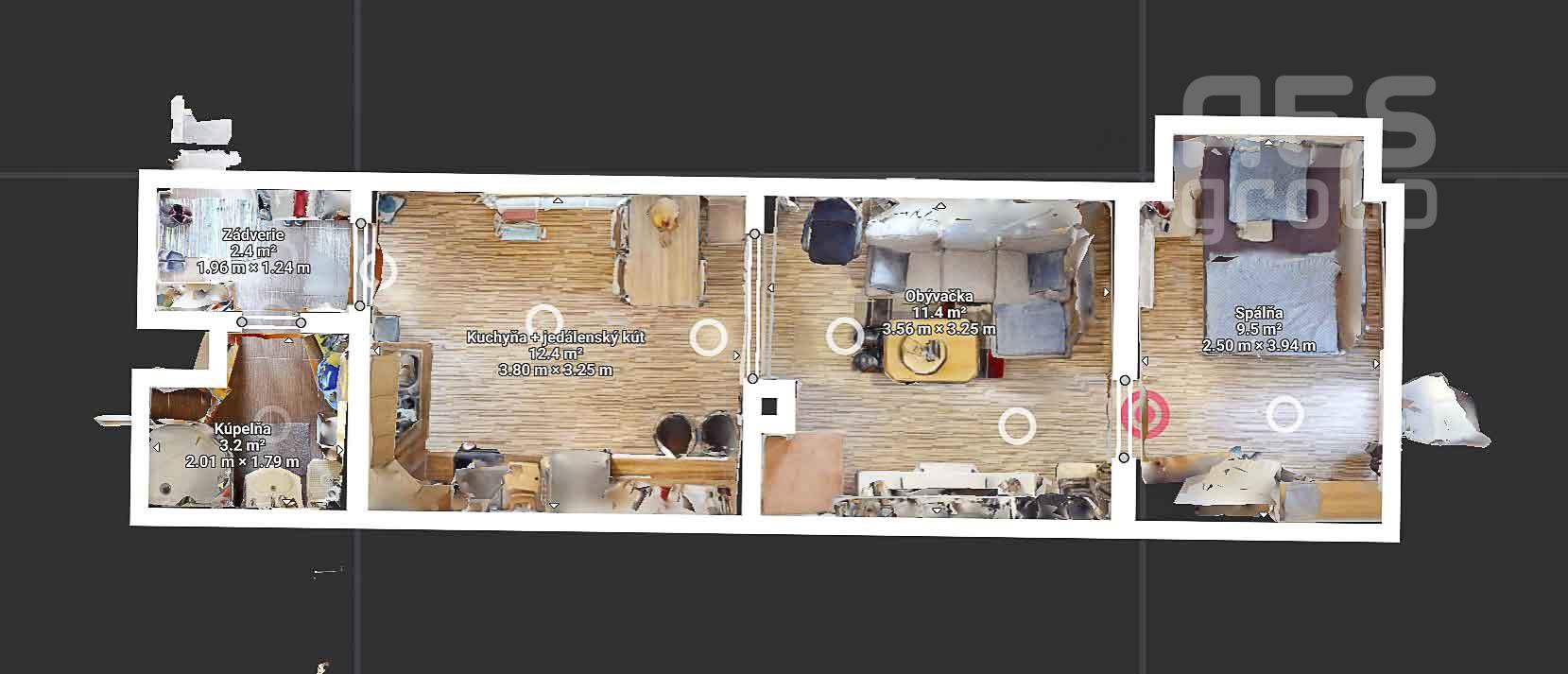 PREDAJ, 3 izbový rodinný s prístavbou 2i bytu, obec Jablonové