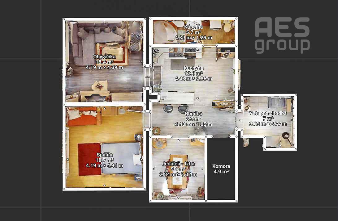 PREDAJ, 3 izbový rodinný s prístavbou 2i bytu, obec Jablonové