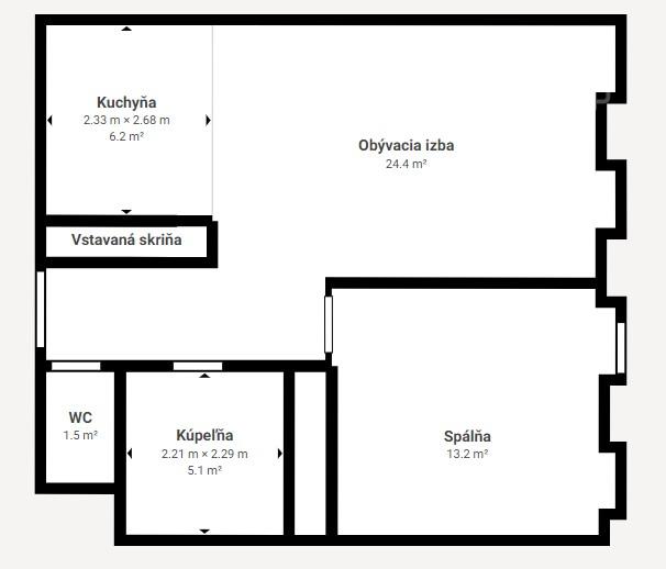 PRENÁJOM, 2 izbový byt s parkovacím státím a balkónom, Projekt NUEVO, ul. Dlhá, Stupava