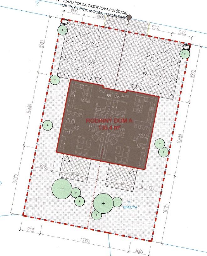 PREDAJ, 4 izbový RD v dvojdome, 112 m2, záhrada, parkovanie, Malé Hliny, Modra