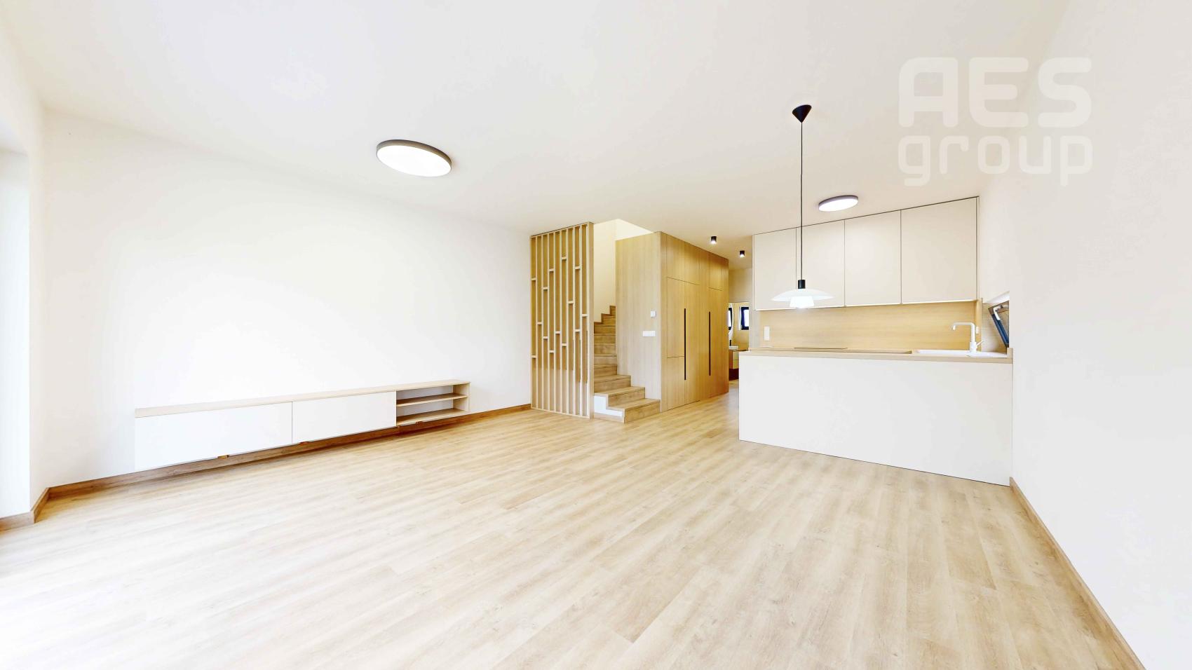 PRENÁJOM, NOVOSTAVBA, 4i mezonetový byt v dvojdome s predzáhradkou, ul. Bazová, Stupava