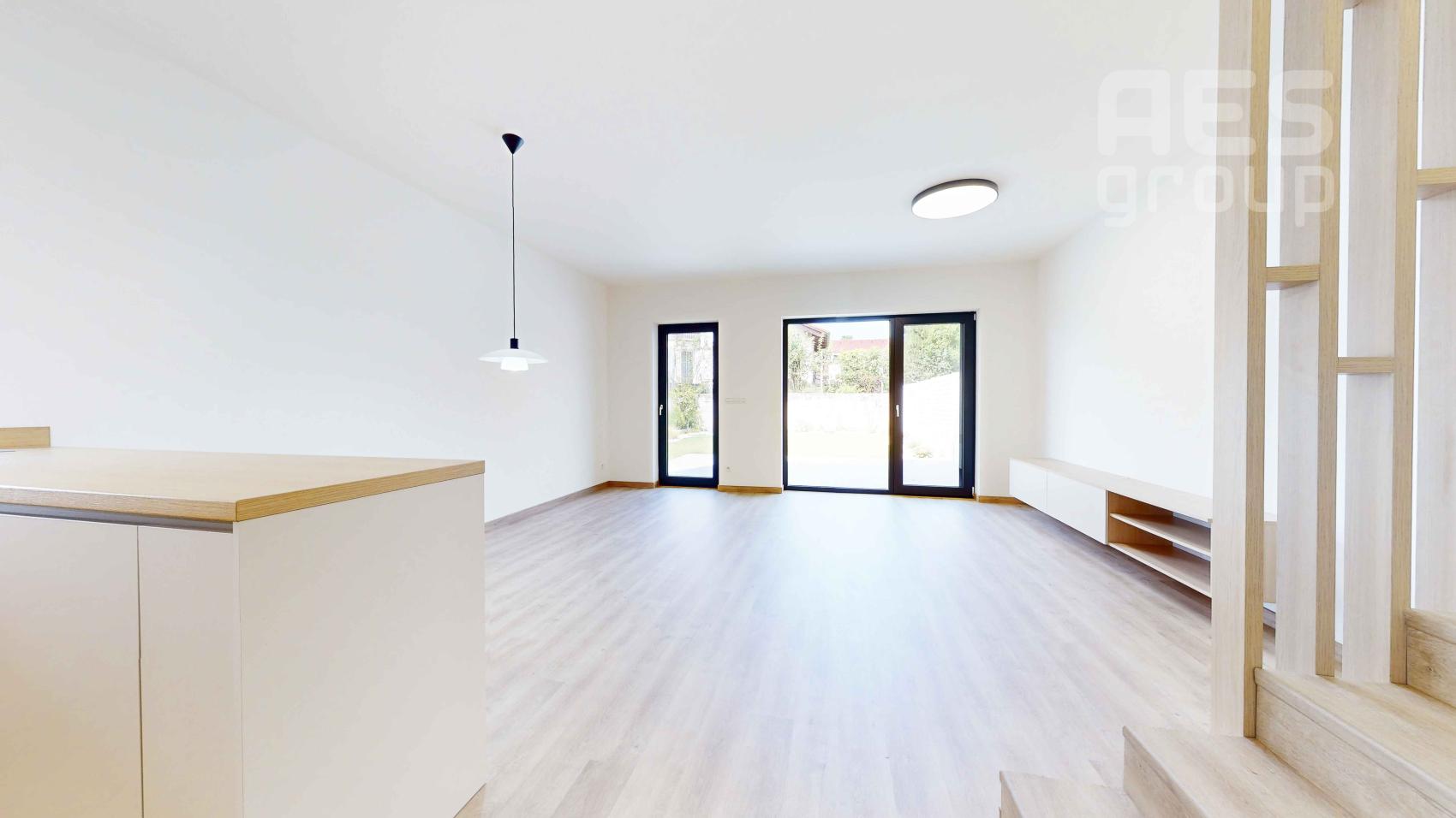 PRENÁJOM, NOVOSTAVBA, 4i mezonetový byt v dvojdome s predzáhradkou, ul. Bazová, Stupava