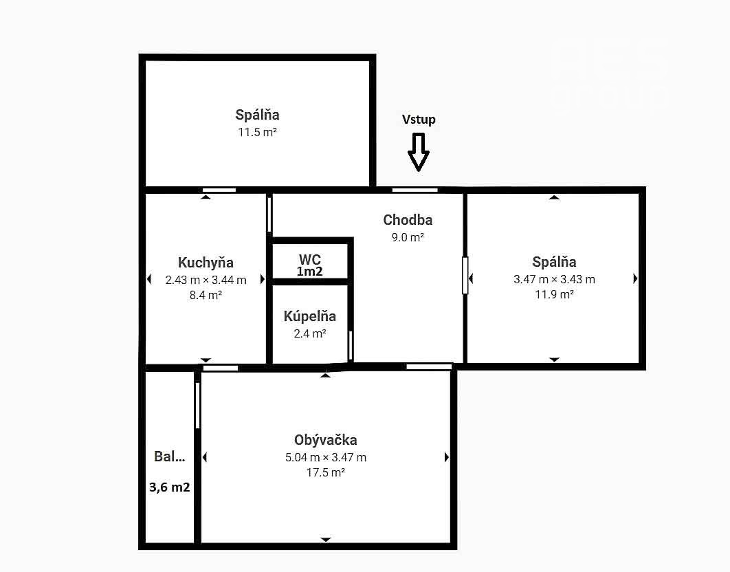 REZERVOVANÉ, 3 izbový byt s loggiou na ul. Bezručova,  Stupava