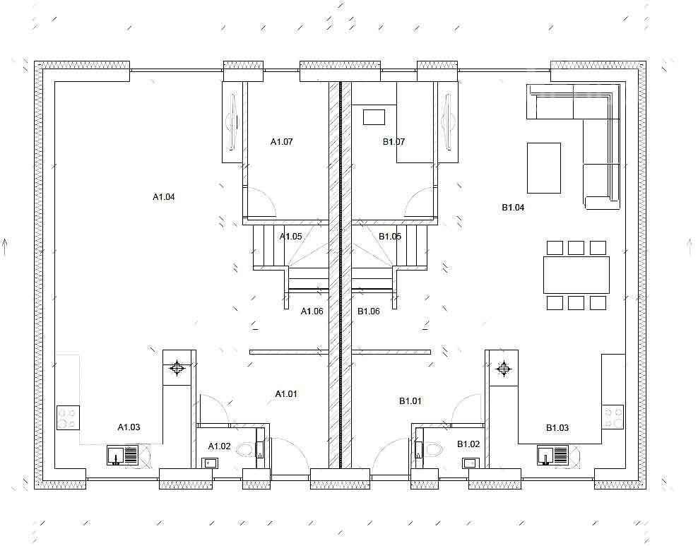 EXKLUZÍVNY PREDPREDAJ, 5 izbový mezonetový dom v dvojdome, lokalita Nová Alej Martina Benku, Kostolište.