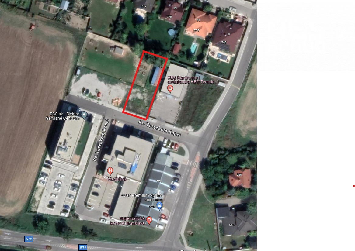 PRENÁJOM, POZEMOK 833 m2, MOST PRI BRATISLAVE