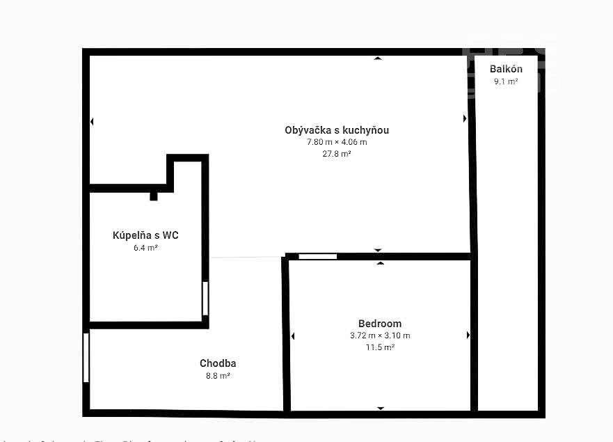 PRENÁJOM, 2 izbový byt s balkónom v projekte AGATKY, ul. Cementárenská Stupava