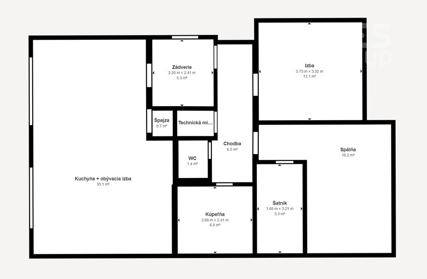 REZERVOVANÉ, PREDAJ, 3i byt v novostavbe s veľkou terasou, ul. Fándlyho, Stupava