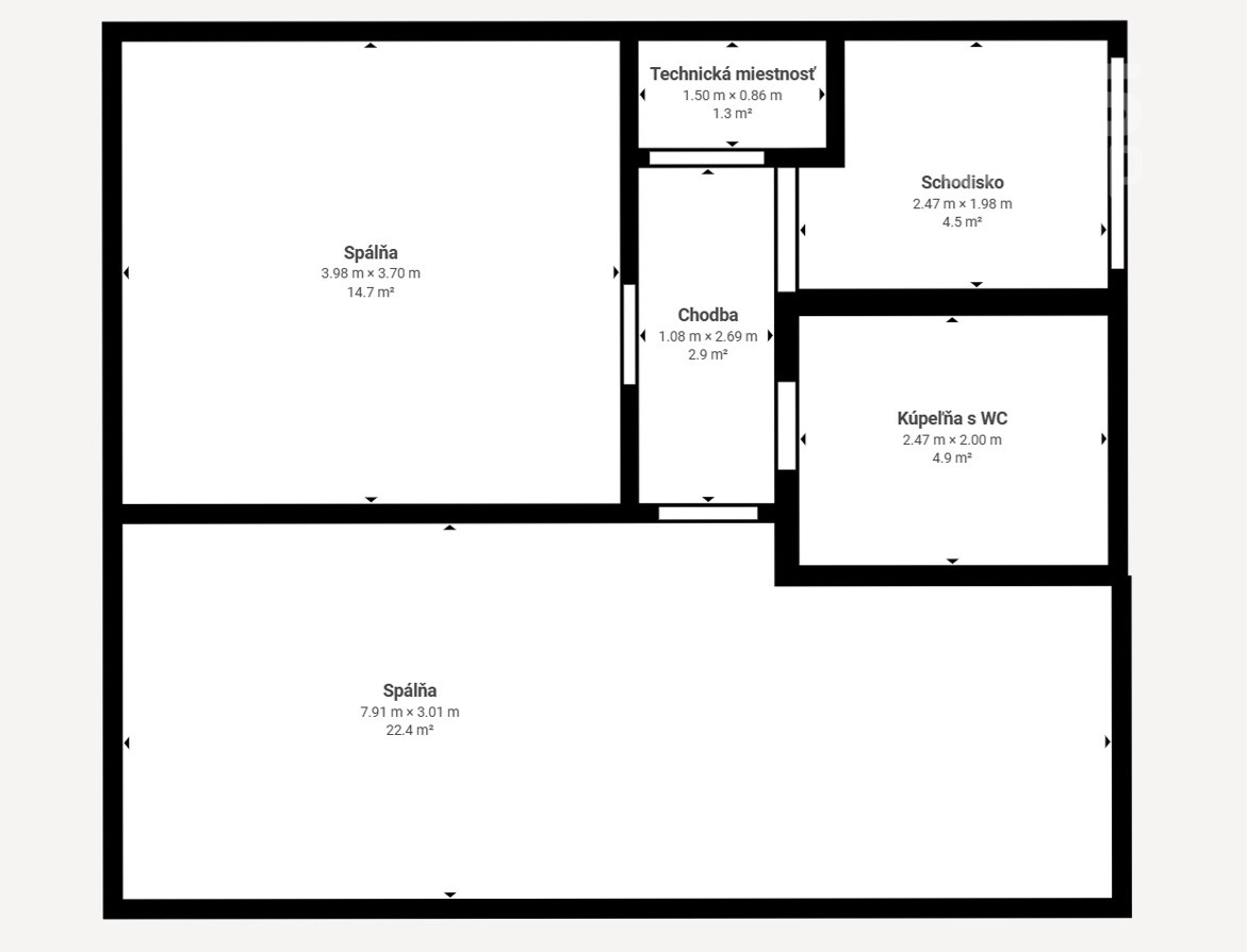 PRENÁJOM, priestranný 3 izbový radový RD, Pastierska ul. Stupava