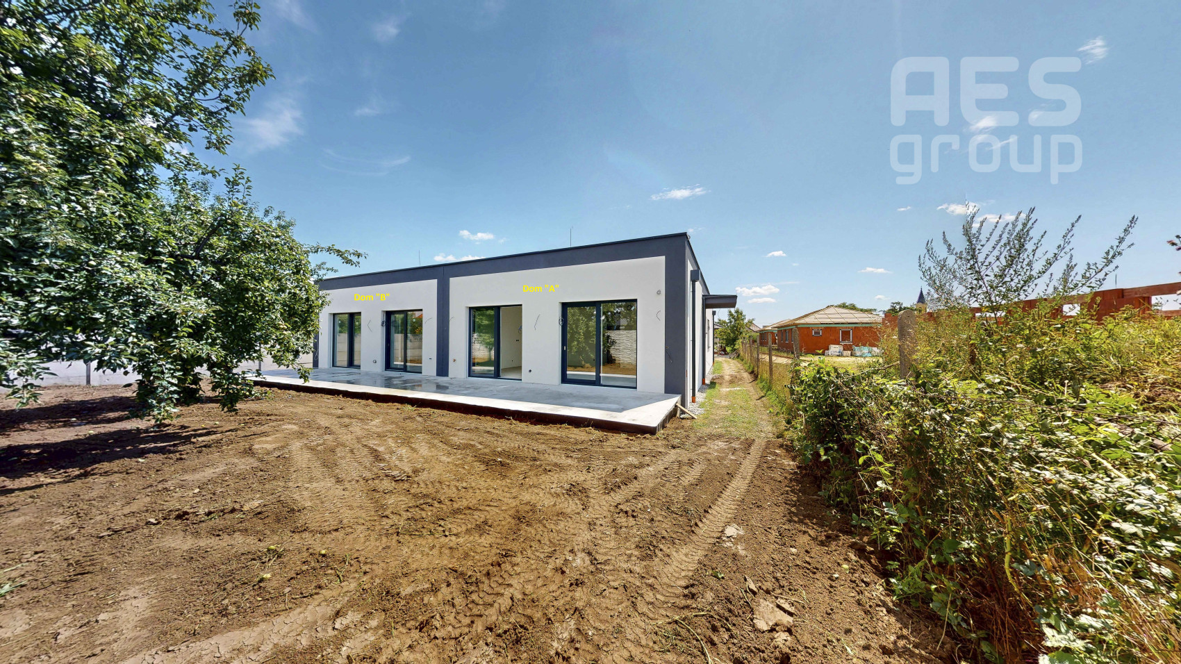 EXKLUZÍVNY PREDAJ, 4 izbové rodinné domy, ul. Poľovnícka, Veľký Bieľ.