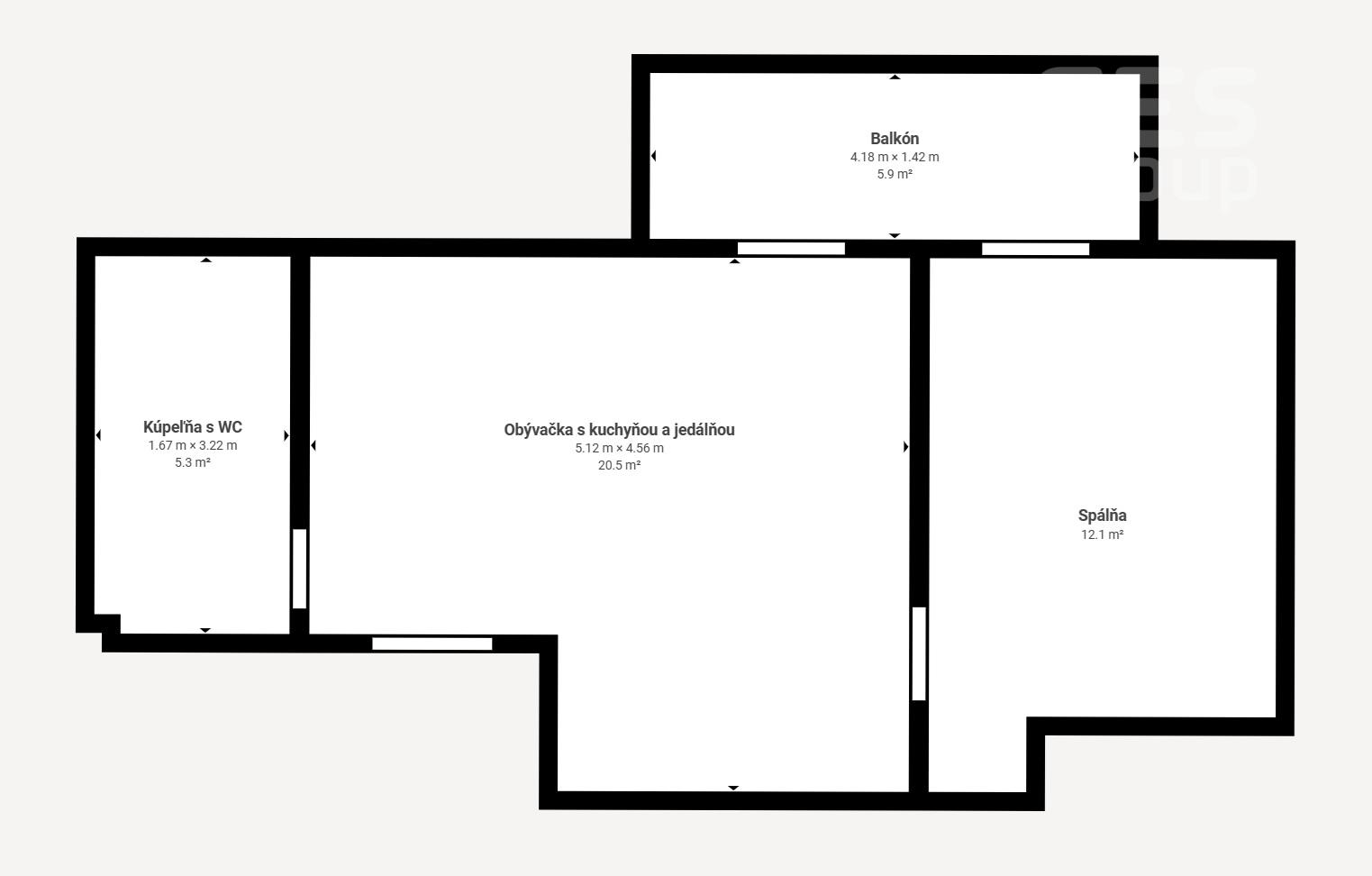 PRENÁJOM, zariadený 2 izbový byt s pivnicou a parkovaním, Stupava, Kúpeľná ul.