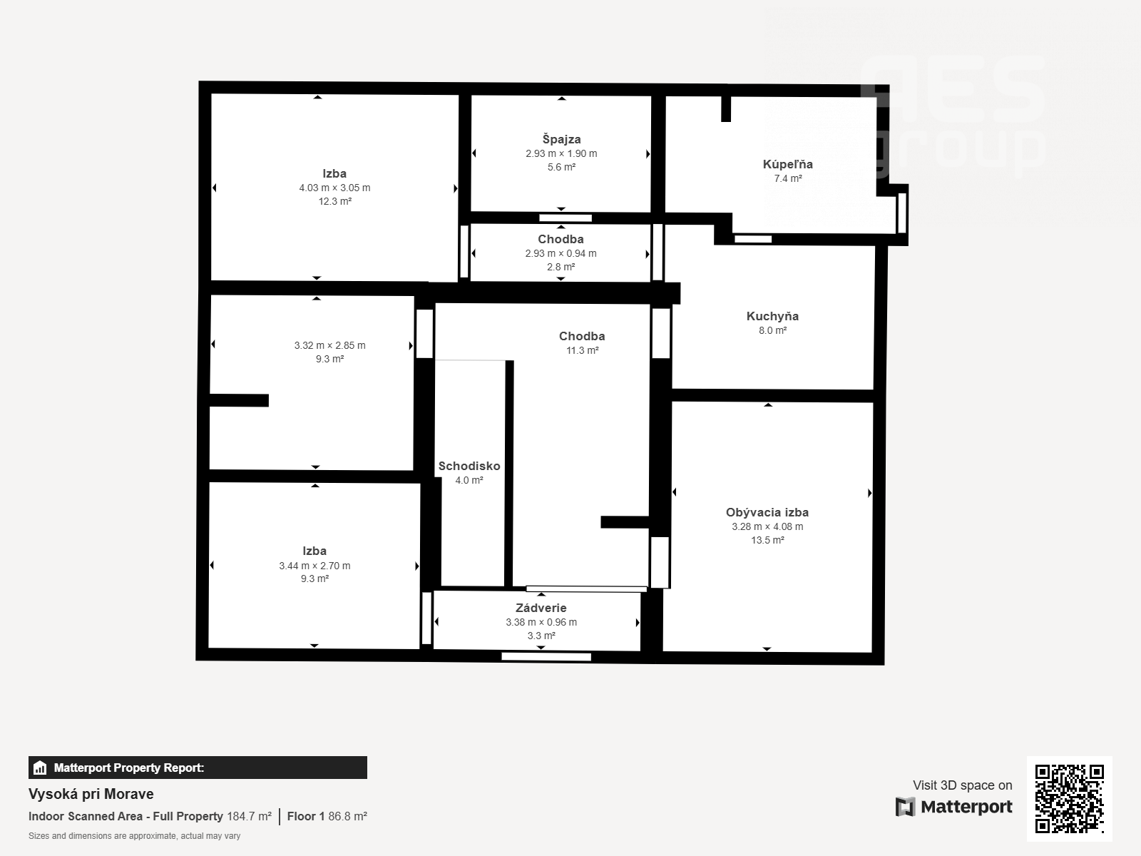 PREDAJ, dvojgeneračný rodinný dom s veľkým pozemkom v obci Vysoká pri Morave