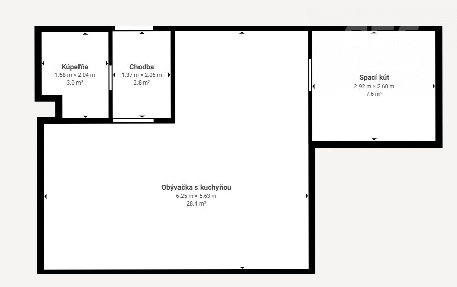 PREDAJ, bezbariérový 2 izbový byt s pivnicou, Stupava Vajanského