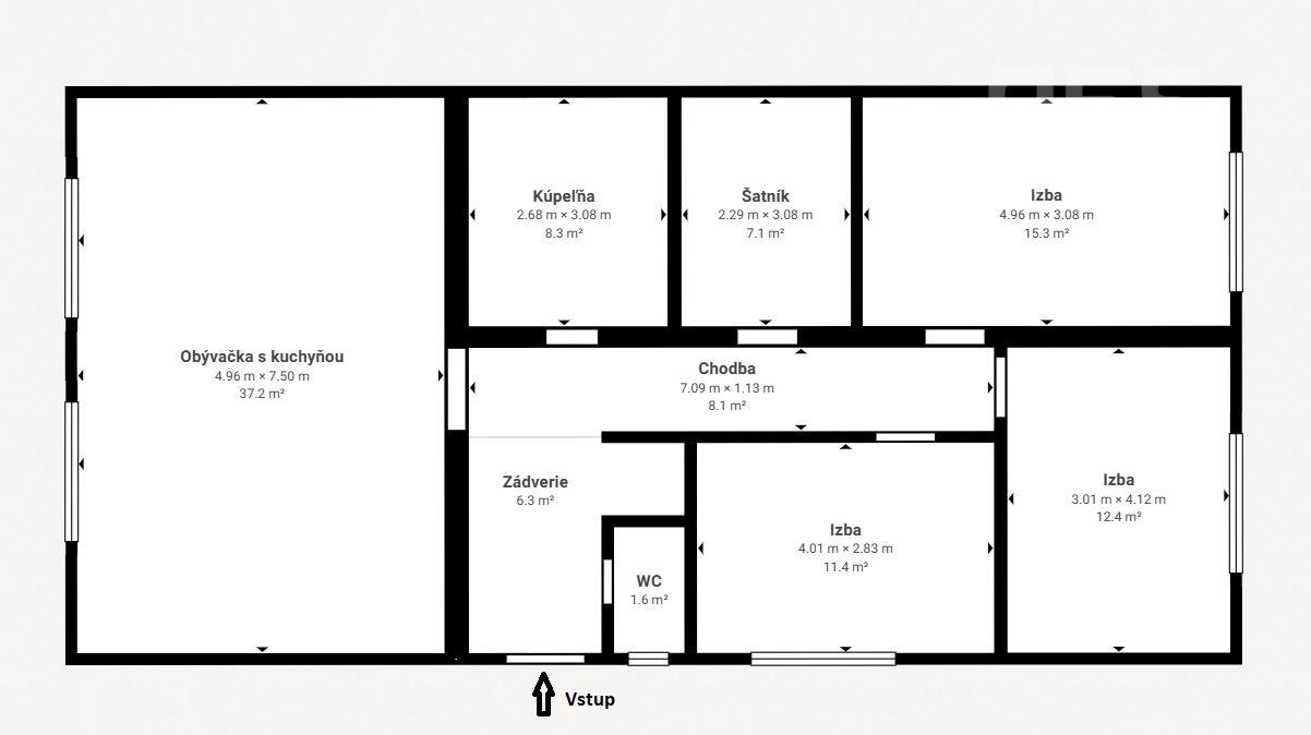 SKOLAUDOVANÉ, PREDAJ, 4 izbové rodinné domy, ul. Poľovnícka, Veľký Bieľ.