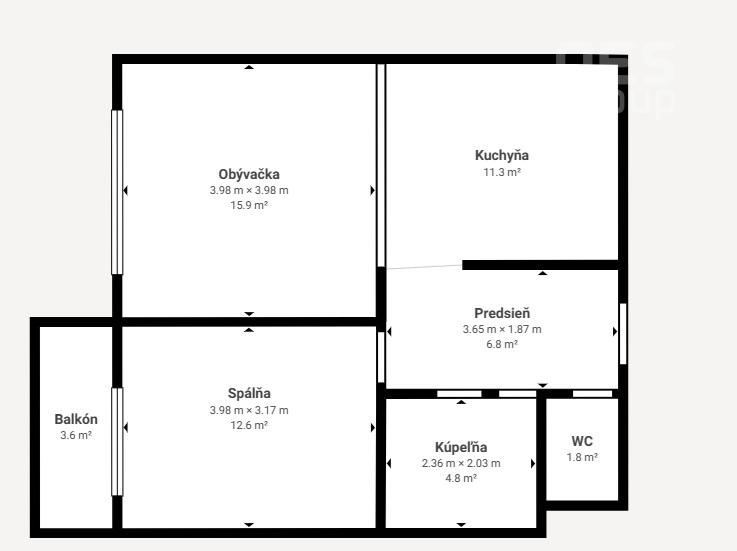 PRENÁJOM, 2-izbový byt, Okružná ul. Stupava