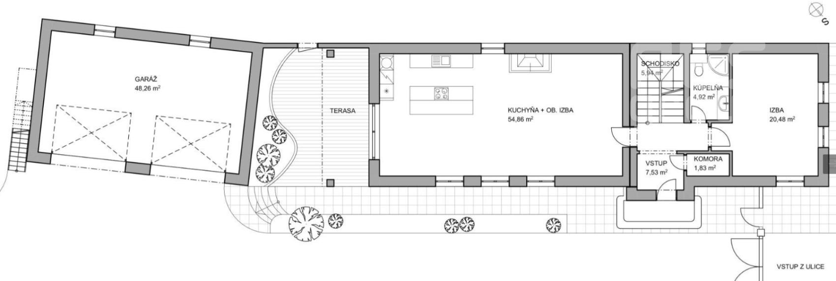 PRENÁJOM, 5 izbový rodinný dom s garážou, Záhorská Bystrica