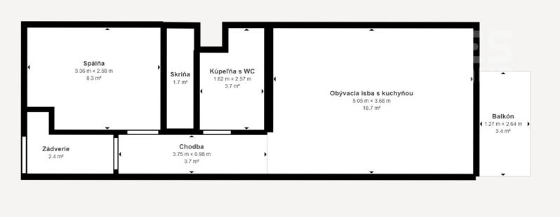 PRENÁJOM, 2 izbový byt s parkovaním na ulici Jána Ondruša v Stupave