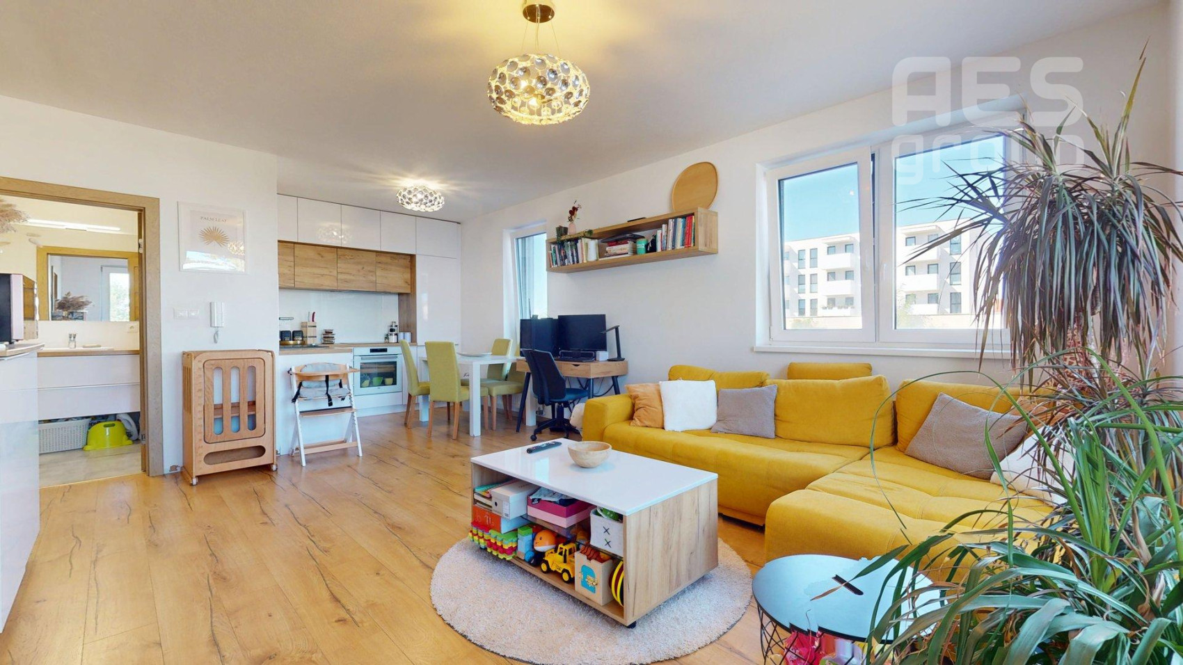 PRENÁJOM, NOVOSTAVBA, 2 izbový byt s balkónom a garážovým státím, ul. Dlhá, Stupava