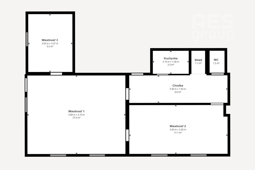 PRENÁJOM, KALNCELÁRSKE PRIESTORY, MARIÁNSKA - STUPAVA