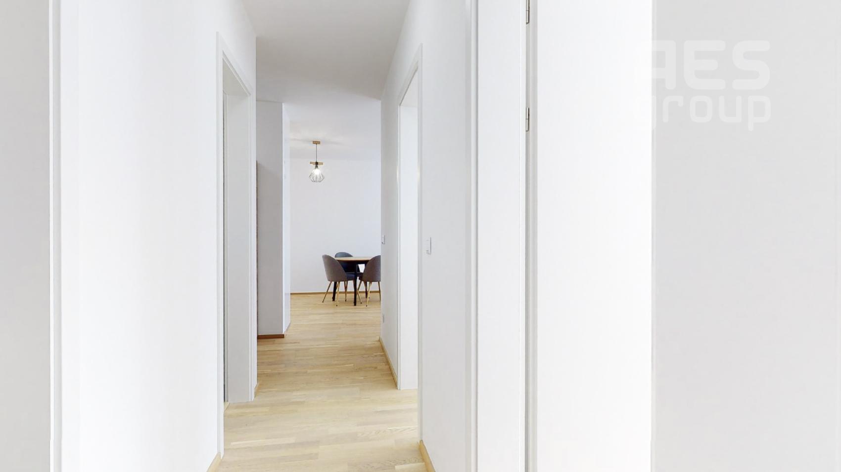 PRENÁJOM, 3 izbový zariadený byt s garážovým státím v novostavbe v projekte KOLÍSKY, Záhorská Bystrica