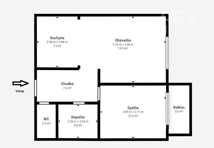 PREDAJ, 2 izbový byt, projekt Zipava, ul. Okružná, Stupava