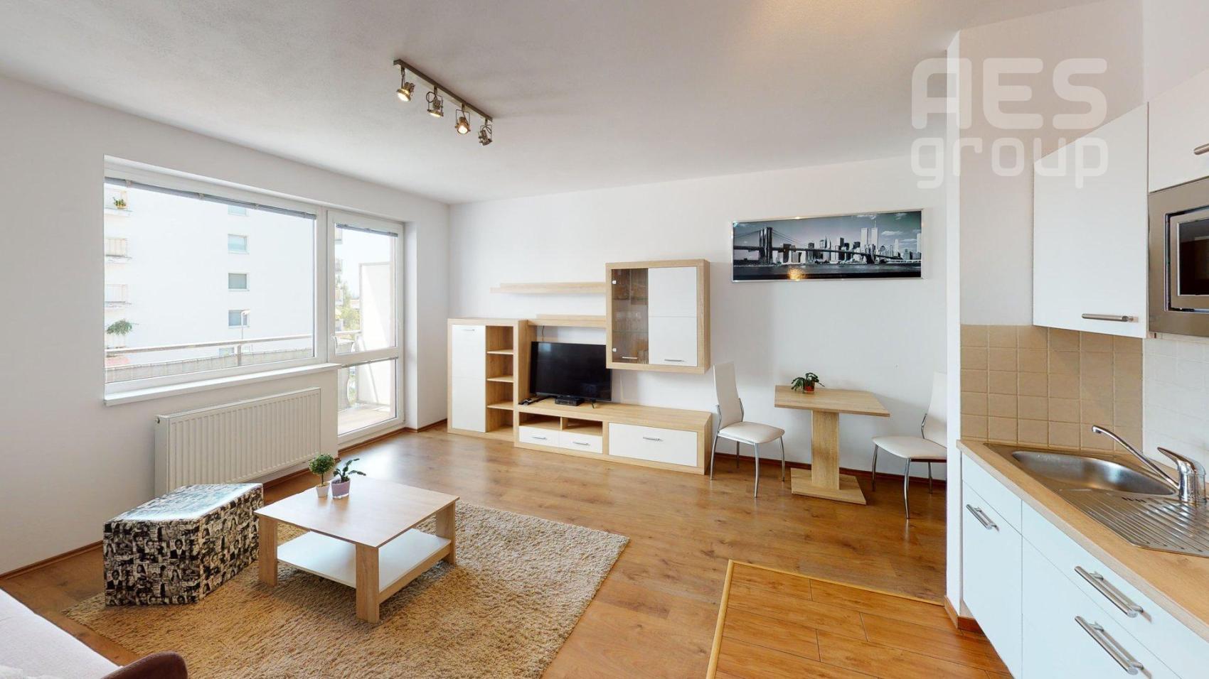 PRENÁJOM, 1 izbový zariadený byt s balkónom a parkovaním, Stupava Agátky