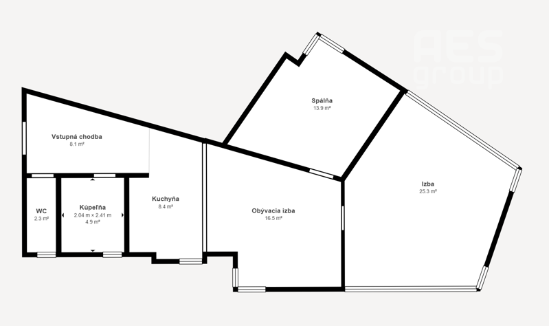 PRENÁJOM, 3 IZBOVÝ BYT, UL. 29 AUGUSTA, BRATISLAVA STARÉ MESTO
