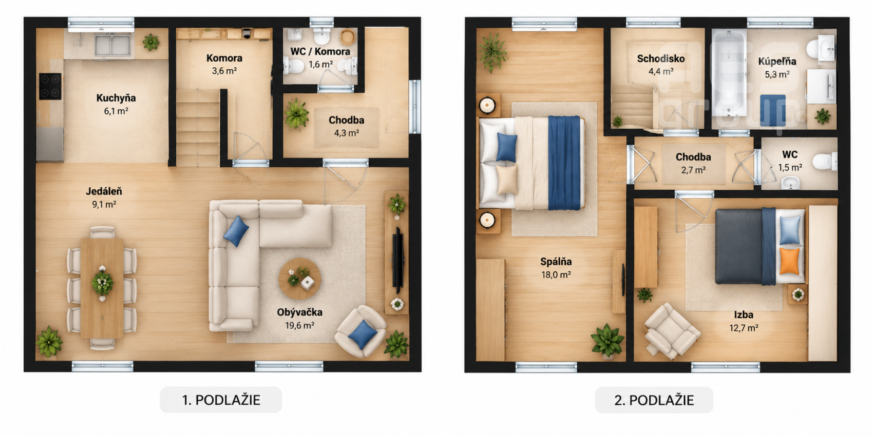 PREDAJ: Moderný 3-izbový radový dom v dotyku Malých Karpát ul. Pajštúnska, Stupava
